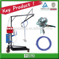 High performance fiber spray machine for fishing ponds